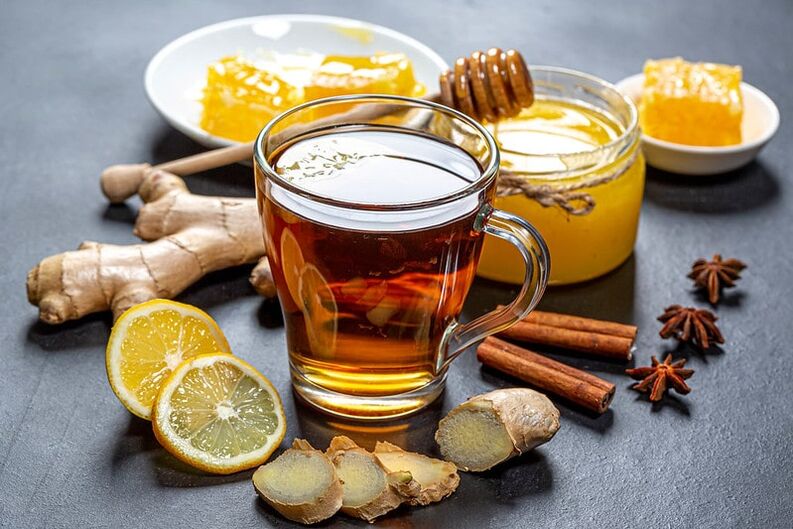 tè allo zenzero con limone per la perdita di peso